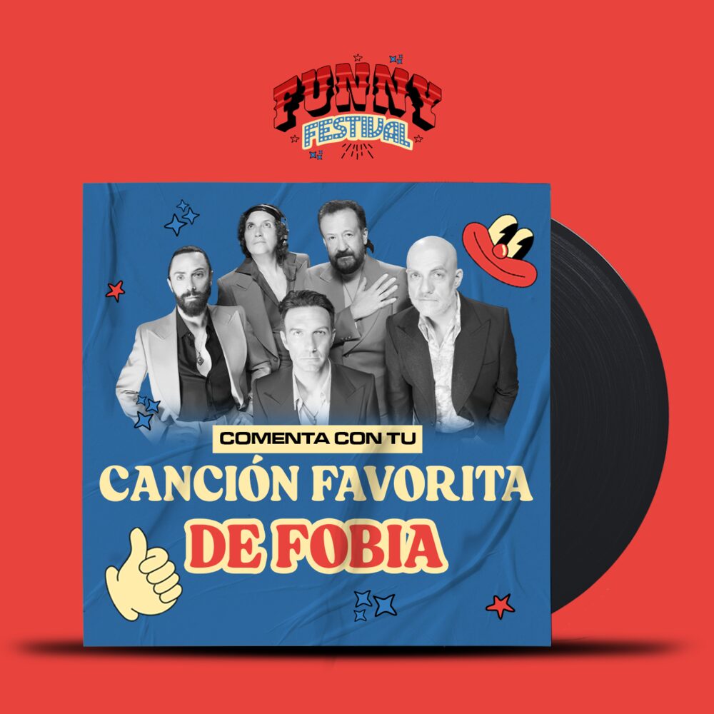 Dinámica con Fobia: vinilo con la banda y «Comenta con tu canción favorita de Fobia»