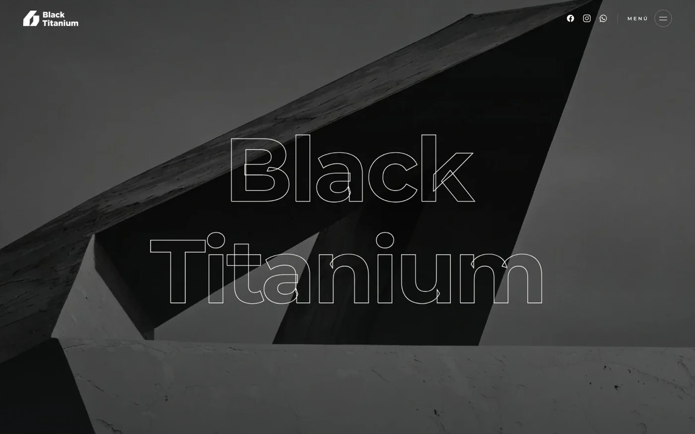 Una sección interior del sitio de Black Titanium