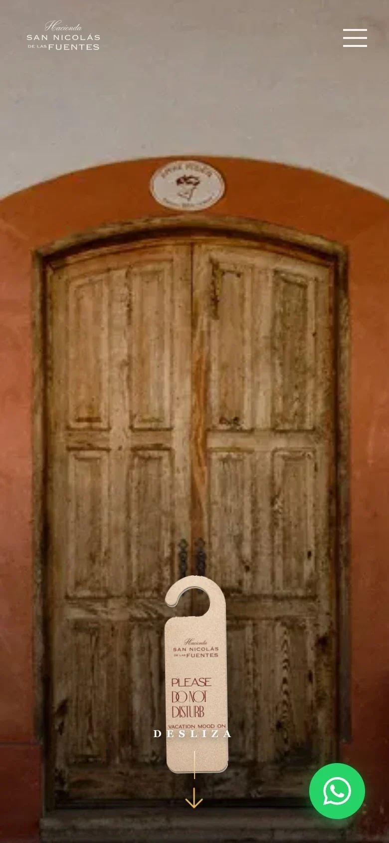 El sitio de Hacienda San Nicolás en teléfono